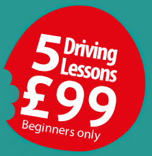 5 Driving Lessons for £99 – Beginners only 5 Driving Lessons for £99 - Beginners only
