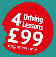 4 Driving Lessons for £99 - Beginners only