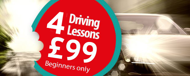 4 Driving Lessons for £99 - Beginners only